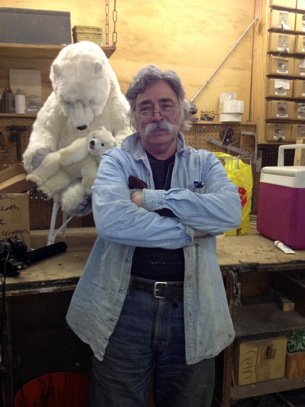 Lou Nasti runs a factory in Brooklyn that makes animatronic Christmas displays. He's been at it for almost 44 years.