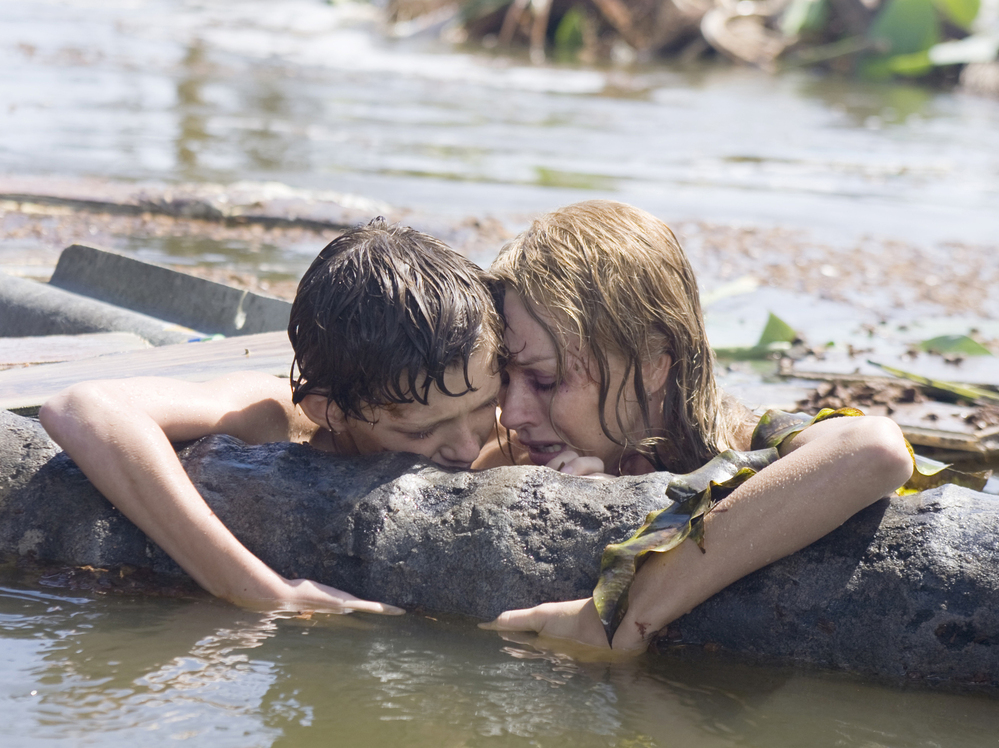 Maria (Naomi Watts) and Lucas (Tom Holland) are ripped from their family by a tsunami.