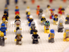 Lego minifigures are displayed on October 18, 2012 in the newly-opened store of the Danish construction toys group at the "So Ouest" shopping center in Levallois-Perret, west of Paris. Lego minifigures are displayed on October 18, 2012 in the newly-opened store of the Danish construction toys group at the "So Ouest" shopping center in Levallois-Perret, west of Paris.