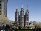There may be fewer skirts sighted outside Mormon churches in Salt Lake City this Sunday. There may be fewer skirts sighted outside Mormon churches in Salt Lake City this Sunday.