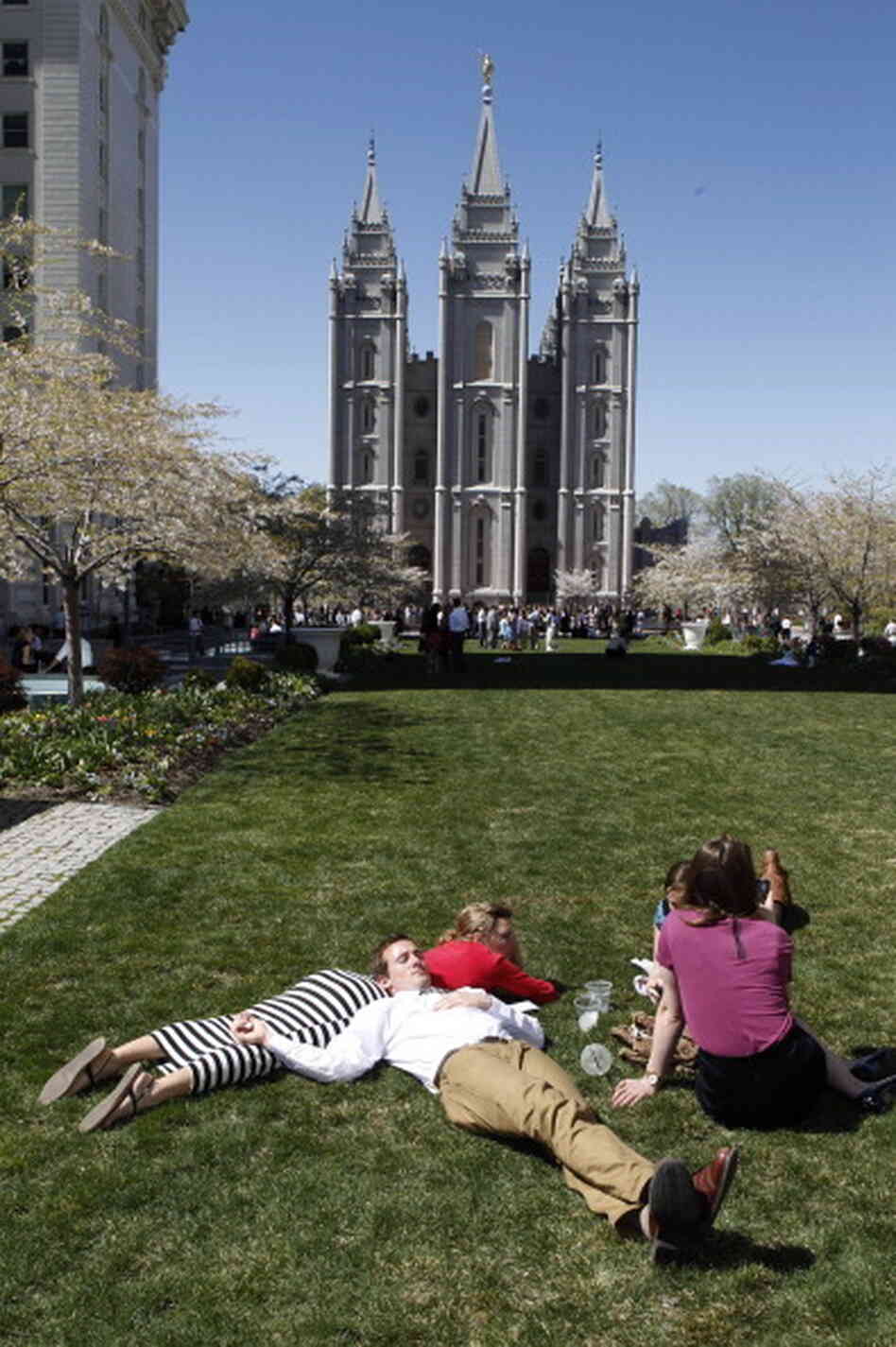 There may be fewer skirts sighted outside Mormon churches in Salt Lake City this Sunday. There may be fewer skirts sighted outside Mormon churches in Salt Lake City this Sunday.