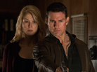 Helen (Rosamund Pike) and Reacher (Tom Cruise) work together after being summoned by an accused killer. Helen (Rosamund Pike) and Reacher (Tom Cruise) work together after being summoned by an accused killer.