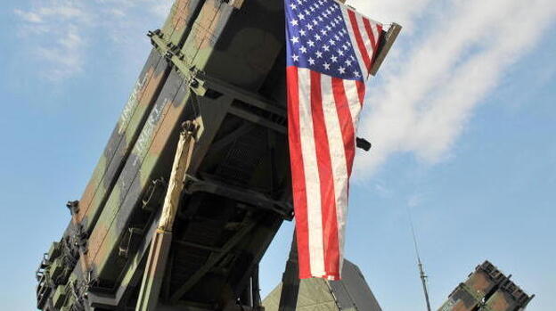 A U.S. Army Patriot Surface-to Air missile system on display in South Korea. (AFP/Getty Images)