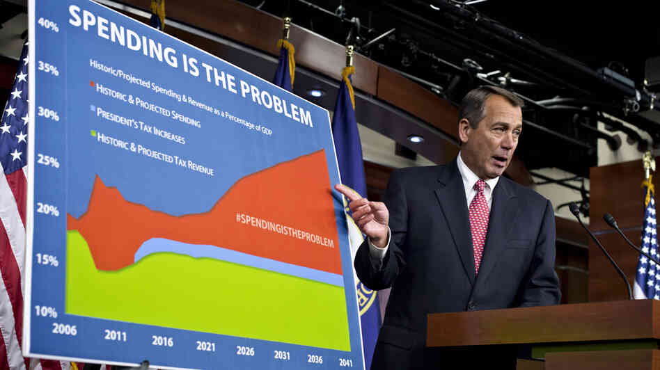 House Speaker John Boehner at the Capitol on Thursday. In a call the following day with President Obama, he proposed an income tax rate increase on people making more than $1 million a year as long as the president agreed to substantial spending cuts.