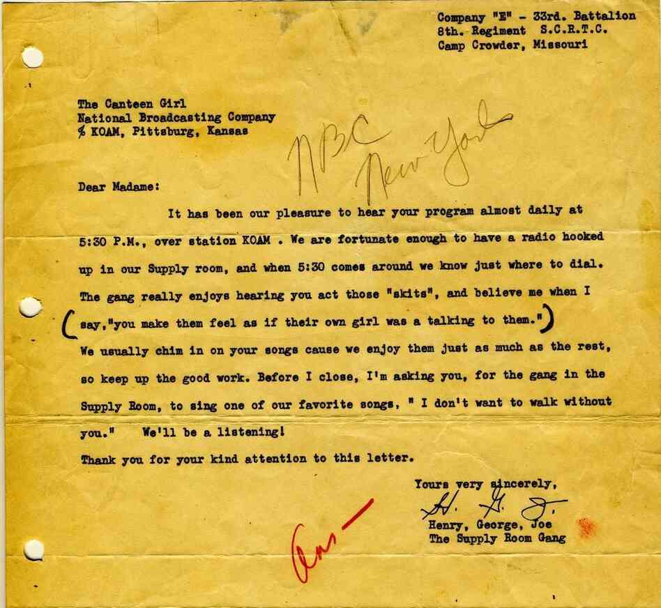 "Supply Room Gang" letter "Supply Room Gang" letter