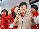 South Korean presidential candidate Park Geun-hye, who appears slightly favored in Wednesday's election, is the daughter of a military dictator who ran the country for nearly two decades. She would be South Korea's first female president. South Korean presidential candidate Park Geun-hye, who appears slightly favored in Wednesday's election, is the daughter of a military dictator who ran the country for nearly two decades. She would be South Korea's first female president.