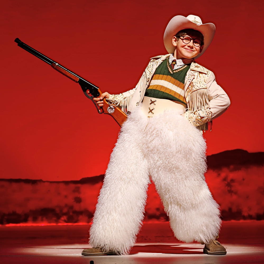 In A Christmas Story, Johnny Rabe plays Ralphie Parker, a boy who wants only one thing for Christmas: an official Red Ryder Carbine-Action 200-shot Range Model Air Rifle.