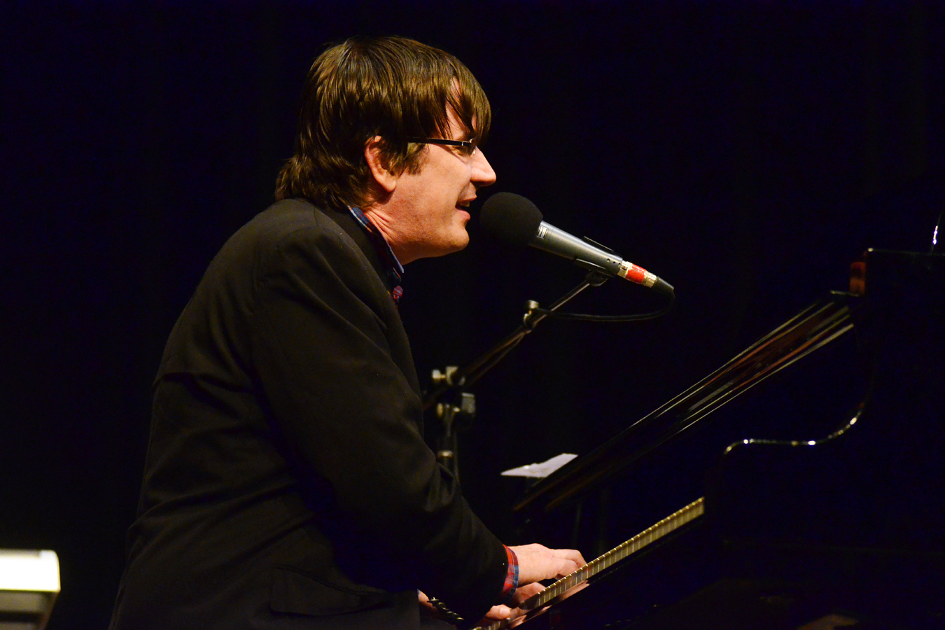 Although he now records with a full band in a studio, John Darnielle made his first recordings through the built-in microphone of a boombox.