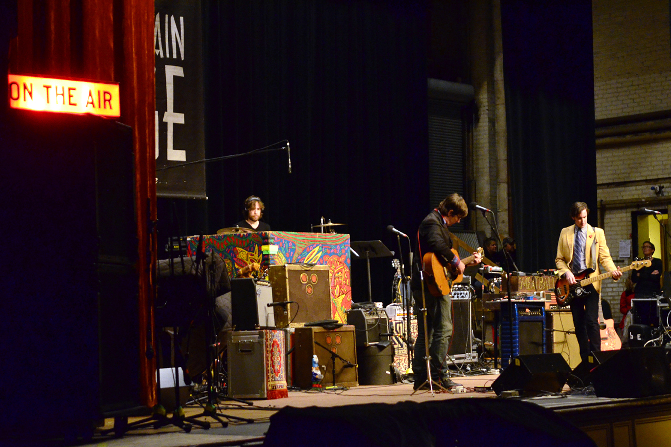 John Darnielle plays with bassist Peter Hughes and drummer Jon Wurster, with whom he's been recording and touring since 2007.