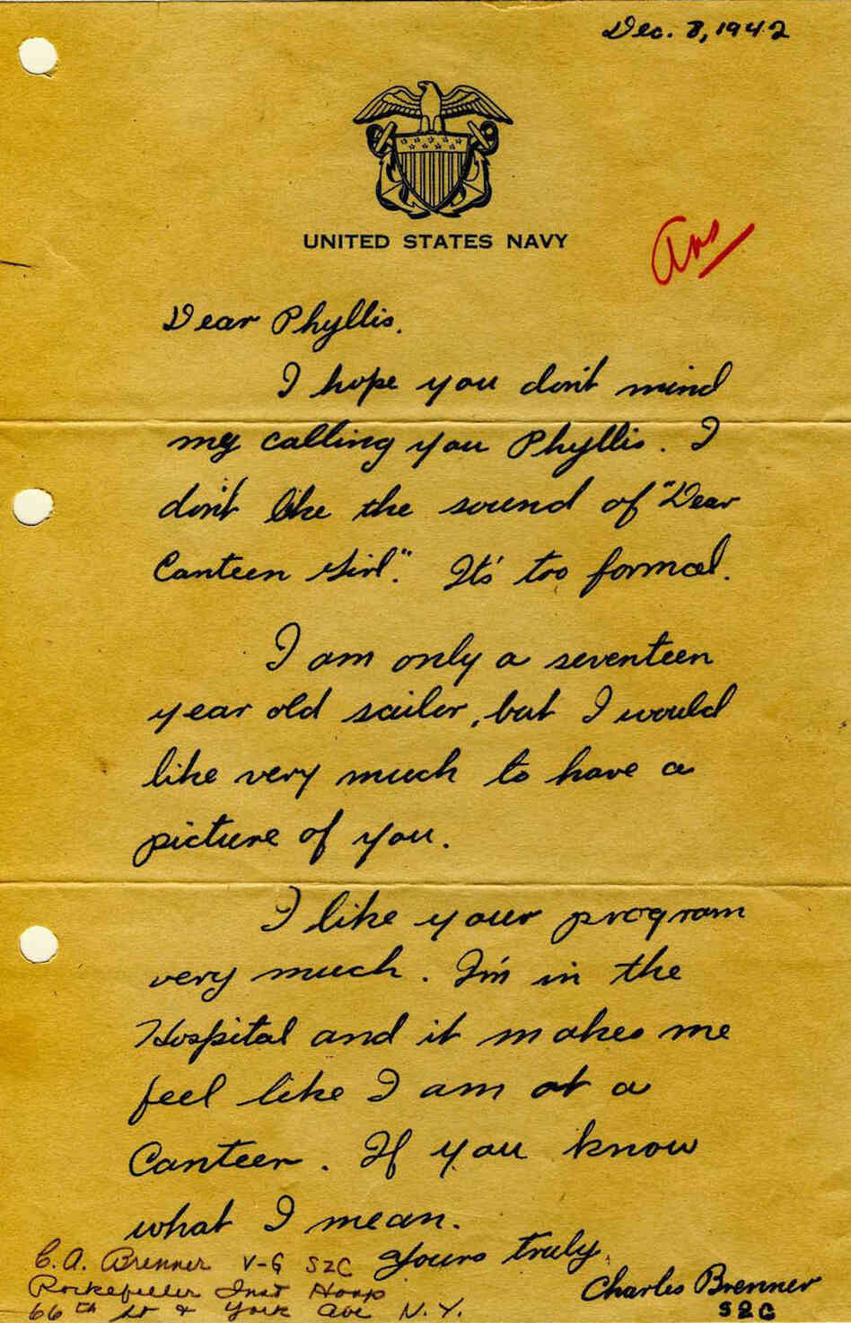 Brenner letter Brenner letter