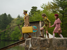 Cousin Ben (Jason Schwartzman), Sam (Jared Gilman) and Suzy (Kara Hayward) show that nothing can stand in the way of young love in Wes Anderson's Moonrise Kingdom. Cousin Ben (Jason Schwartzman), Sam (Jared Gilman) and Suzy (Kara Hayward) show that nothing can stand in the way of young love in Wes Anderson's Moonrise Kingdom.