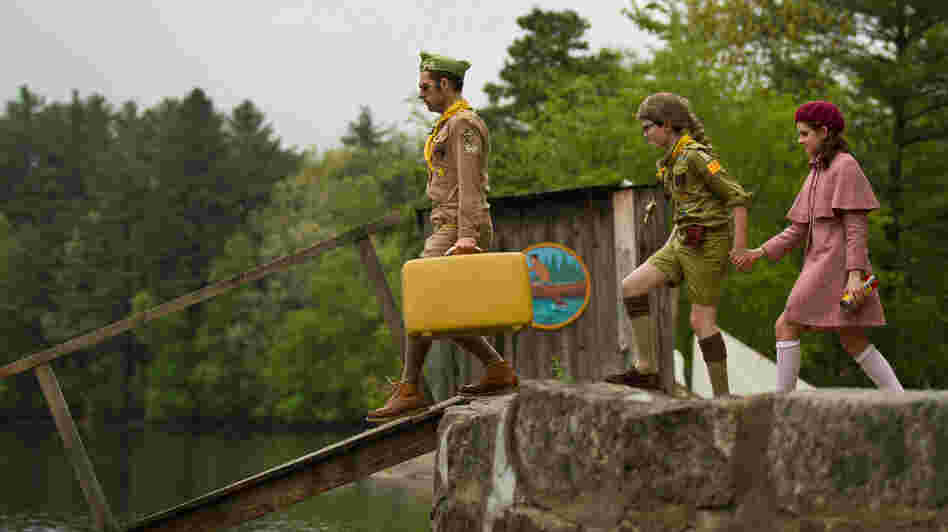 Cousin Ben (Jason Schwartzman), Sam (Jared Gilman) and Suzy (Kara Hayward) show that nothing can stand in the way of young love in Wes Anderson's Moonrise Kingdom. Cousin Ben (Jason Schwartzman), Sam (Jared Gilman) and Suzy (Kara Hayward) show that nothing can stand in the way of young love in Wes Anderson's Moonrise Kingdom.