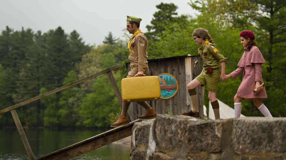 Cousin Ben (Jason Schwartzman), Sam (Jared Gilman) and Suzy (Kara Hayward) show that nothing can stand in the way of young love in Wes Anderson's Moonrise Kingdom. Cousin Ben (Jason Schwartzman), Sam (Jared Gilman) and Suzy (Kara Hayward) show that nothing can stand in the way of young love in Wes Anderson's Moonrise Kingdom.