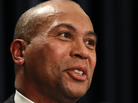 Massachusetts Gov. Deval Patrick says uncertainty about a federal budget deal in Washington played a big part in his recent announcement of cuts to his state's budget by $500 million. Massachusetts Gov. Deval Patrick says uncertainty about a federal budget deal in Washington played a big part in his recent announcement of cuts to his state's budget by $500 million.