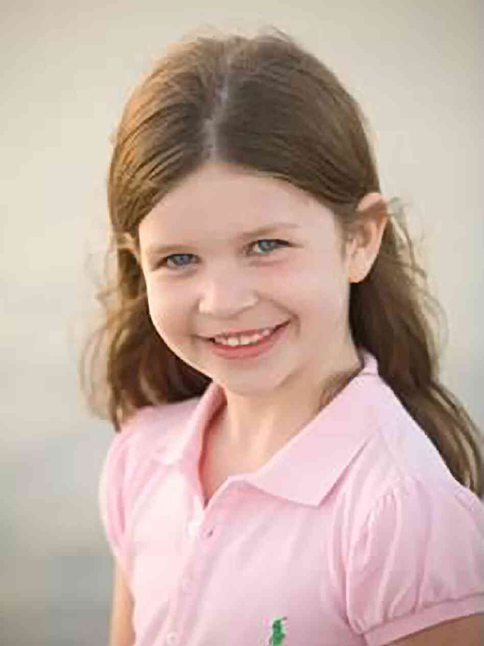 This photo provided by the family shows Jessica Rekos. Rekos, 6, who was killed Friday at Sandy Hook Elementary School, in Newtown, Conn.,