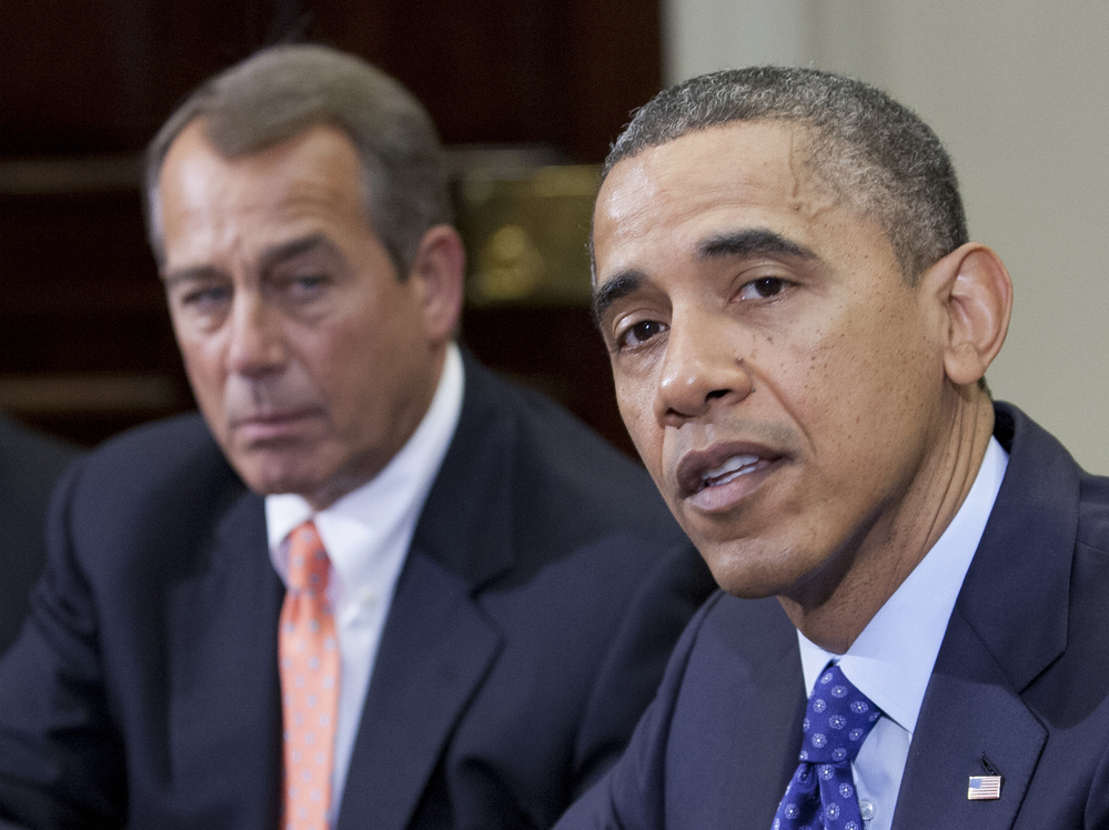 President Obama and House Speaker John Boehner, R-Ohio, at the White House last month. President Obama and House Speaker John Boehner, R-Ohio, at the White House last month.