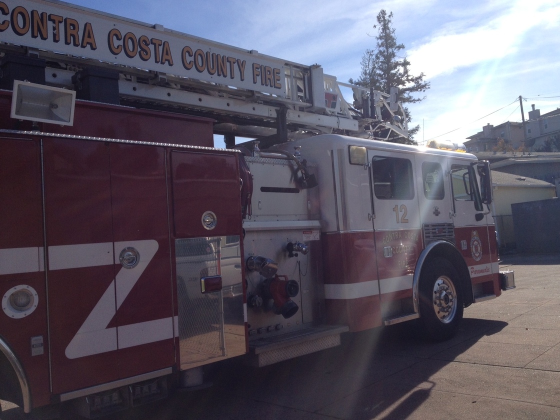 A Contra Costa County fire truck.