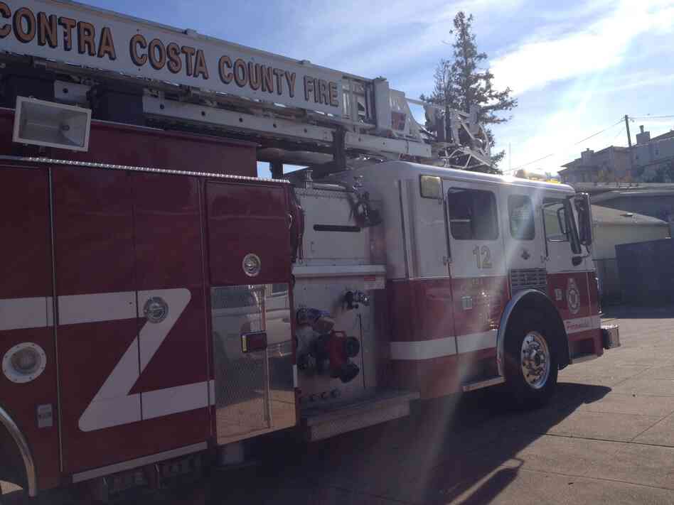 A Contra Costa County fire truck.