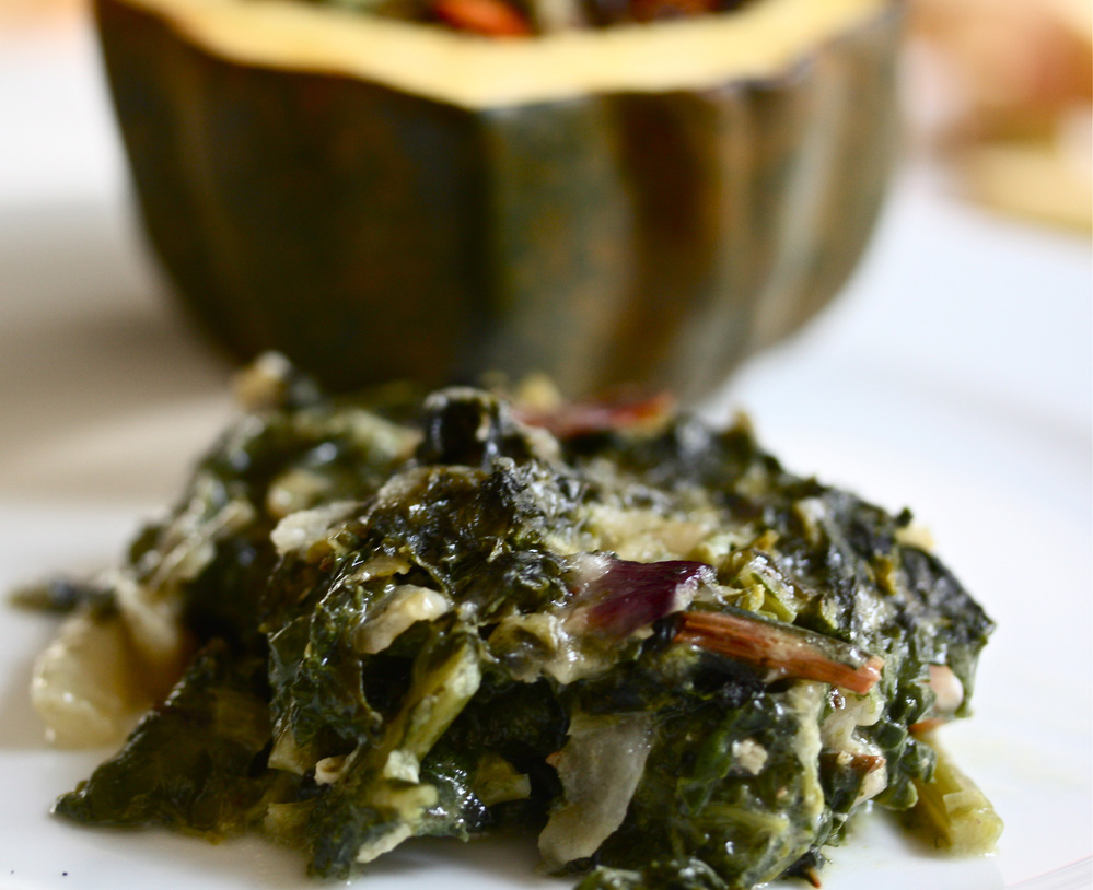 Kale-Chard Gratin