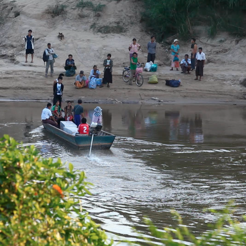 The Moei River marks the border between Thailand and Myanmar. This region is a hot spot for drug-resistant malaria because people move freely between a country that has the disease under control, Thailand, and one that doesn't, Myanmar.