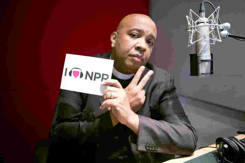 Rev. Run at NPR headquarters.