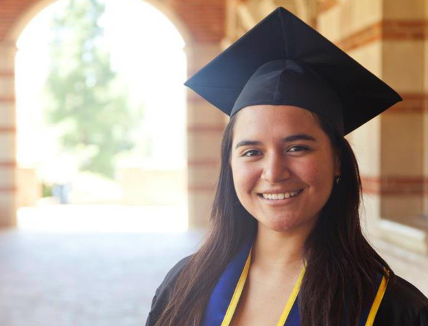 Sofia Campos, 23, is the head of the United We Dream campaign — a national network of youth-led immigrant organizations. Campos was born in Peru, but grew up in California, entirely unaware of her undocumented status until she tried applying for college scholarships.