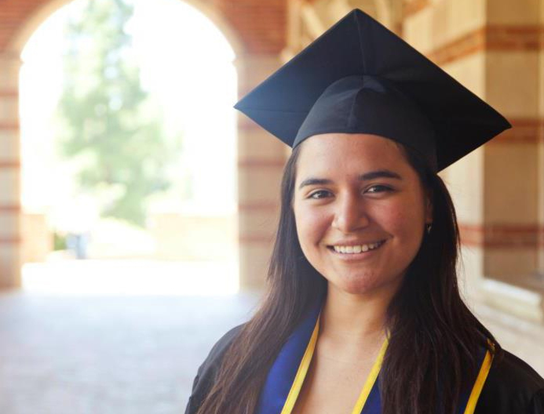 Sofia Campos, 23, is the head of the United We Dream campaign — a national network of youth-led immigrant organizations. Campos was born in Peru, but grew up in California, entirely unaware of her undocumented status until she tried applying for college scholarships.