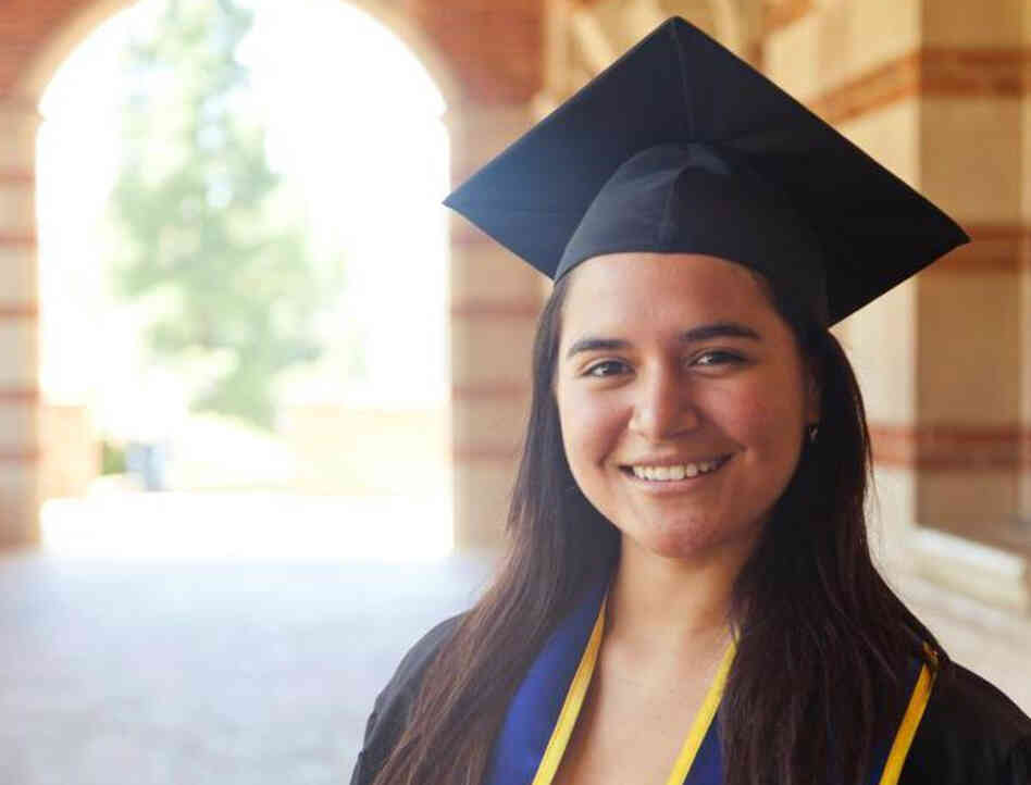 Sofia Campos, 23, is the head of the United We Dream campaign — a national network of youth-led immigrant organizations. Campos was born in Peru, but grew up in California, entirely unaware of her undocumented status until she tried applying for college scholarships.
