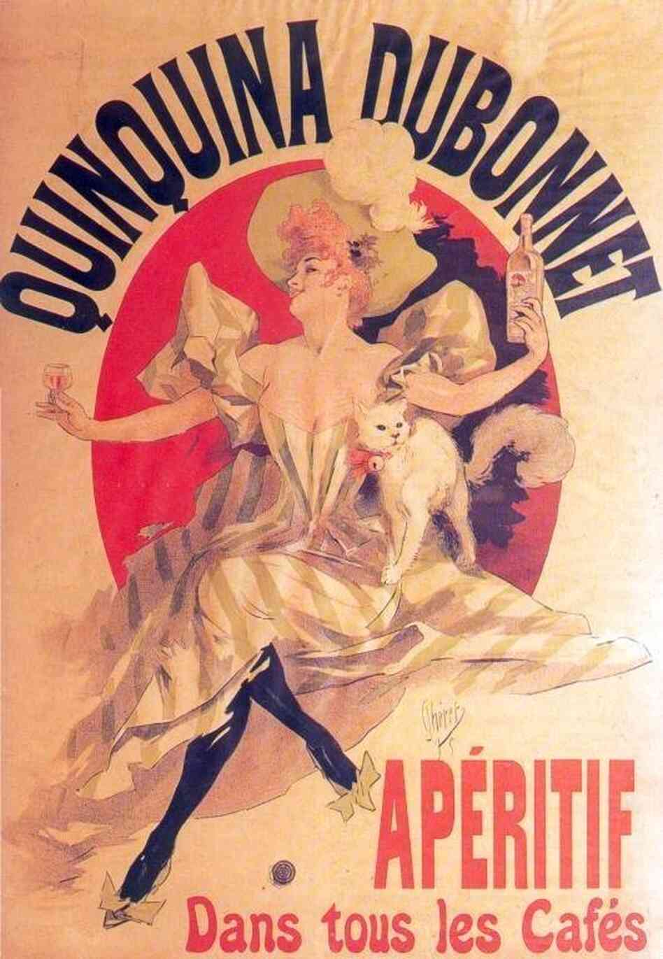 Dubonnet is a French liqueur made wine, herbs and quinine. Joseph Dubonnet concocted the beverage as way to make troops take their malaria medication. Dubonnet is a French liqueur made wine, herbs and quinine. Joseph Dubonnet concocted the beverage as way to make troops take their malaria medication.