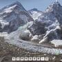 A screen grab of an interactive image of Mount Everest by GlacierWorks
