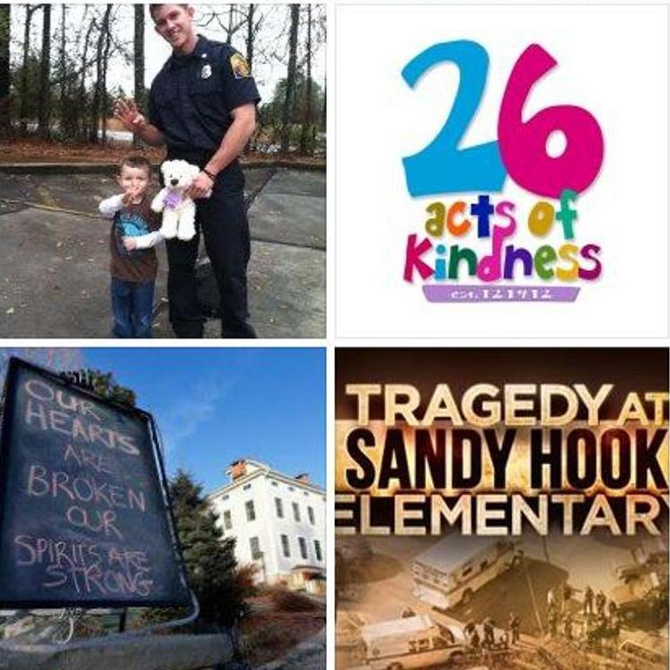 Stories and photos are coming in to the "26 Acts of Kindness" Facebook page. Stories and photos are coming in to the "26 Acts of Kindness" Facebook page.