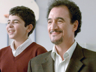 After a classroom tragedy, the title character of Monsieur Lazhar (played by the Algerian actor Fellag) comforts mourning students. After a classroom tragedy, the title character of Monsieur Lazhar (played by the Algerian actor Fellag) comforts mourning students.