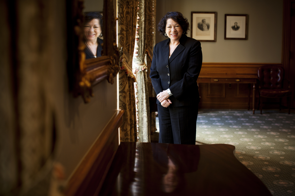 Supreme Court Justice Sonia Sotomayor spoke with NPR in December at the Supreme Court in Washington, D.C.