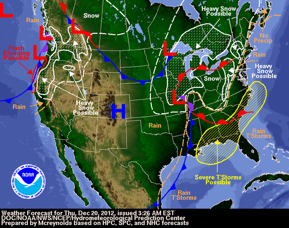 It's bad out there in many parts of the Midwest and East.