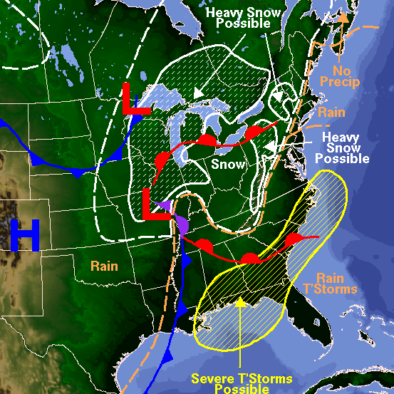 It's bad out there in many parts of the Midwest and East.