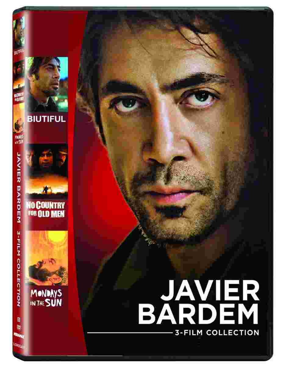 The cover of the Javier Bardem three-film collection.