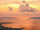 A sunset in Sicily A sunset in Sicily