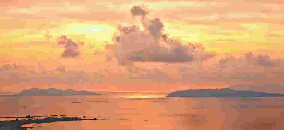 A sunset in Sicily