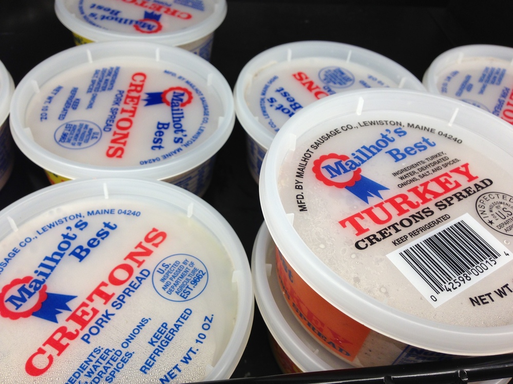 Mailhot's of Lewiston, Maine, makes both pork and turkey cretons.