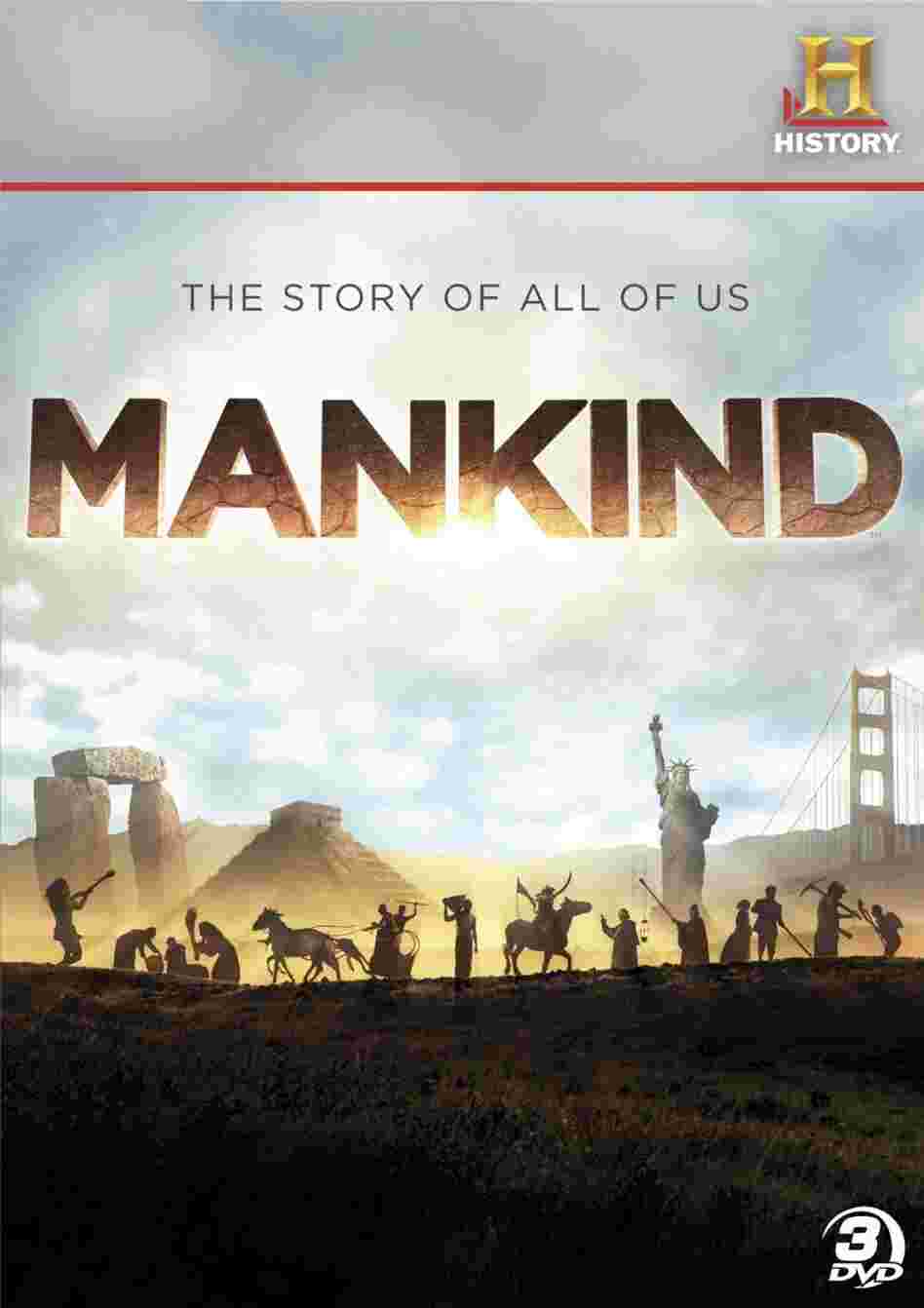 The cover of Mankind: The Story Of All Of Us.