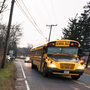 A school bus drives past a welcome sign near the Chalk Hill Middle School in Monroe, Conn. Students from Sandy Hook Elementary in neighboring Newtown will attend the school in January. A school bus drives past a welcome sign near the Chalk Hill Middle School in Monroe, Conn. Students from Sandy Hook Elementary in neighboring Newtown will attend the school in January.