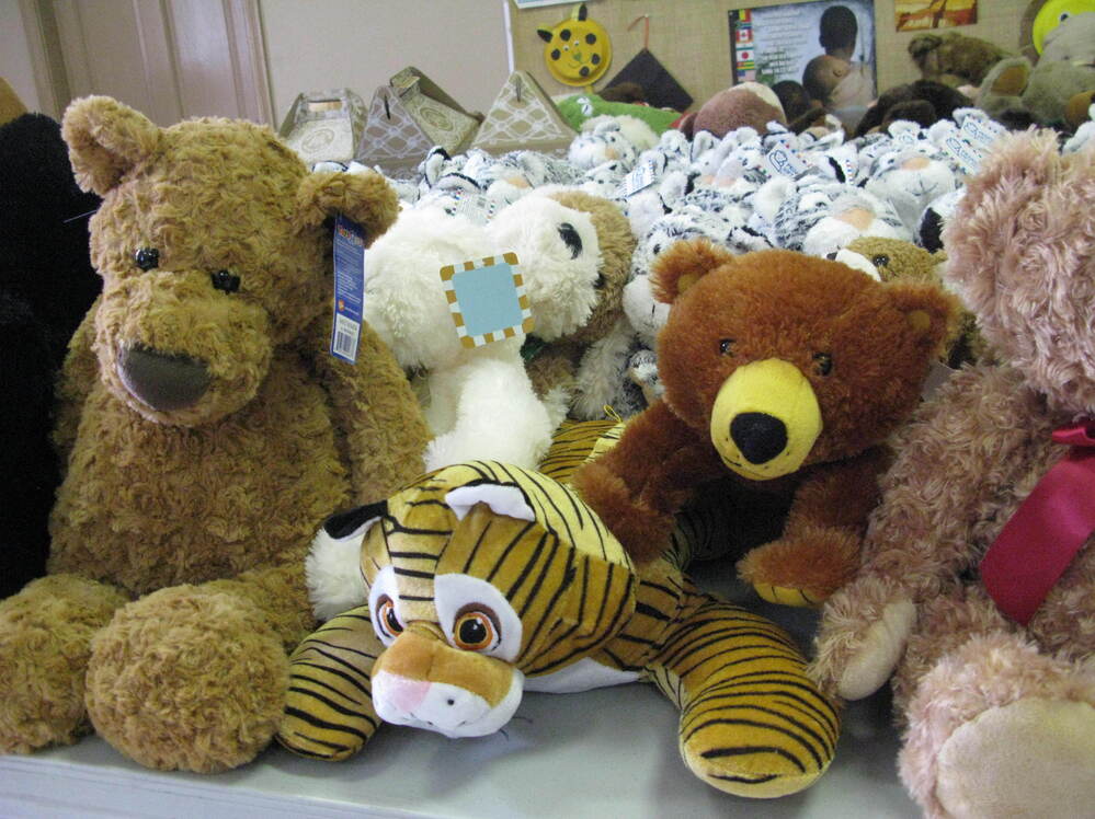 Hundreds of stuffed animals await Sandy Hook students, who will be attending a new school in a neighboring town in January. Hundreds of stuffed animals await Sandy Hook students, who will be attending a new school in a neighboring town in January.