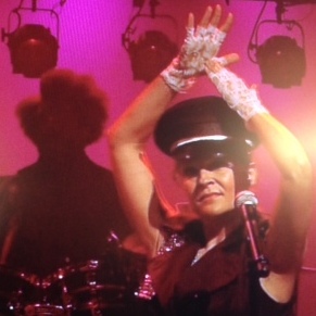 Maya Rudolph (left) and Gretchen Liberum perform as Princess on Late Night with Jimmy Fallon in September.
