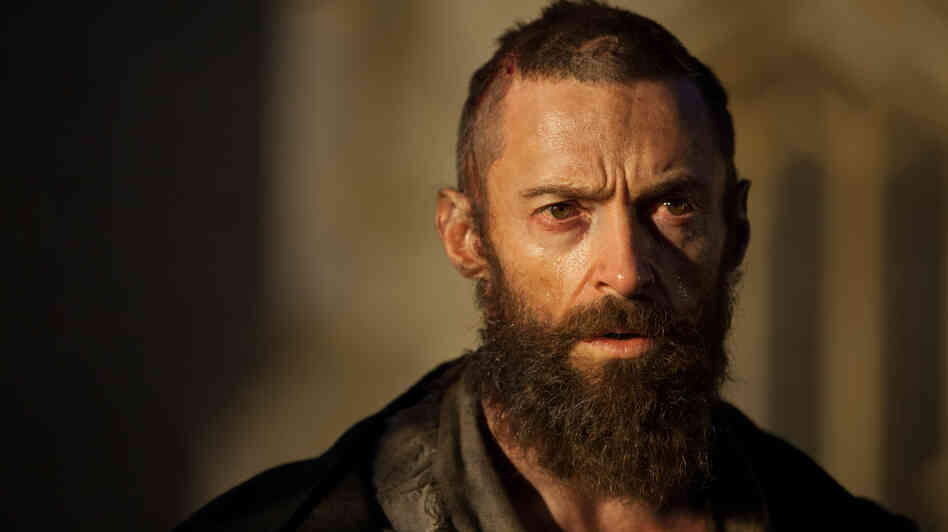 Hugh Jackman uses his Broadway-tested voice to give life to reformed criminal Jean Valjean in an epic adaptation of the stage musical Les Miserables. Hugh Jackman uses his Broadway-tested voice to give life to reformed criminal Jean Valjean in an epic adaptation of the stage musical Les Miserables.