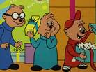 The Chipmunks, left to right: Simon, Theodore, Alvin. The Chipmunks, left to right: Simon, Theodore, Alvin.