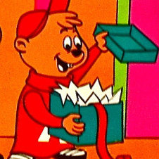 The Chipmunks, left to right: Simon, Theodore, Alvin.