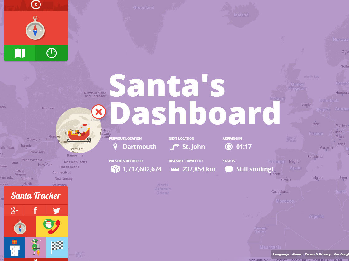 Google's Santa Tracker Google's Santa Tracker