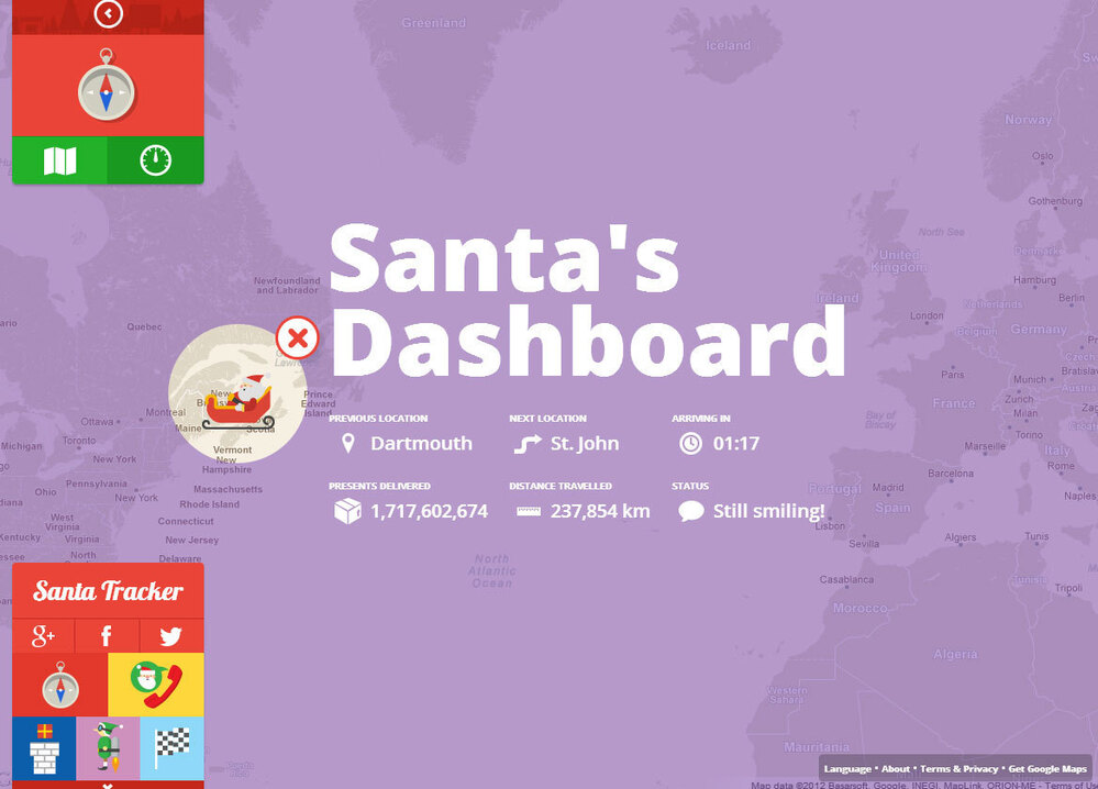 Google's Santa Tracker Google's Santa Tracker