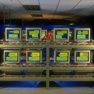 A lone employee oversees Hewlett-Packard workstations being assembled at a plant on Jan. 1, 1993. Huge improvements in computer technology propelled the economy during that decade.