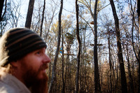 Daniel started building the tree village back in March and says that his background as a circus performer helped in creating the elaborate web of platforms and tension lines. This was Daniel's last stand in a long battle with TransCanada, the company that's building the lower portion of the Keystone XL pipeline.